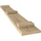 Ekena Millwork Americraft 2-Board, 3 Batten Exterior Real Wood Joined Board-n-Batten Shutters, ARW401BB207X62UNH, PR ARW401BB207X62UNH - alternate 2